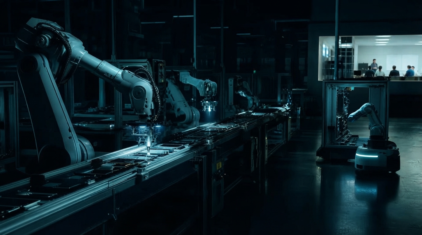 Editorial illustration for From Assembly Lines to Automation Oversight: The New Manufacturing Jobs Replacing Routine Work