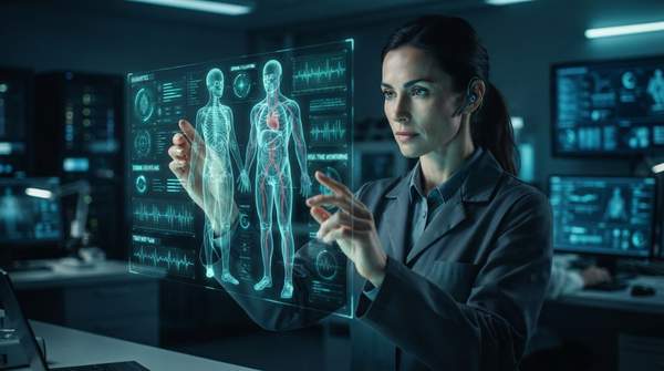 Editorial illustration for Human Digital Twins: Revolutionizing Personalized Healthcare
