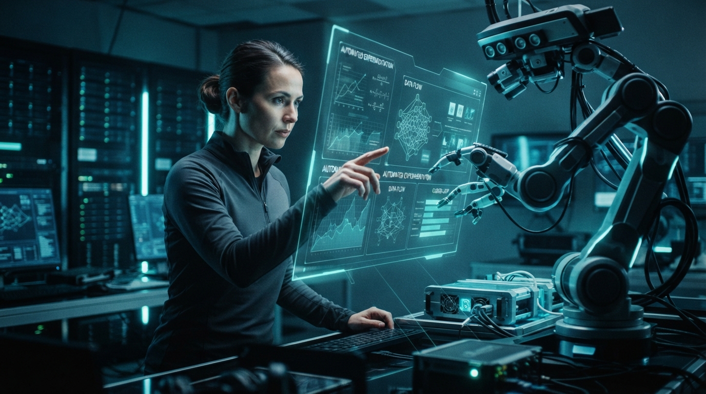 Editorial illustration for What End-to-End AI Research Automation Actually Means: Inside "The AI Scientist" and the Closed-Loop Future of Science